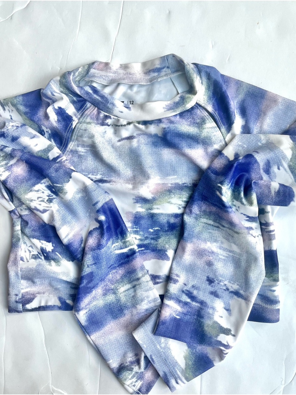 NWOT Zella size 12 Long Sleeve Swim Top